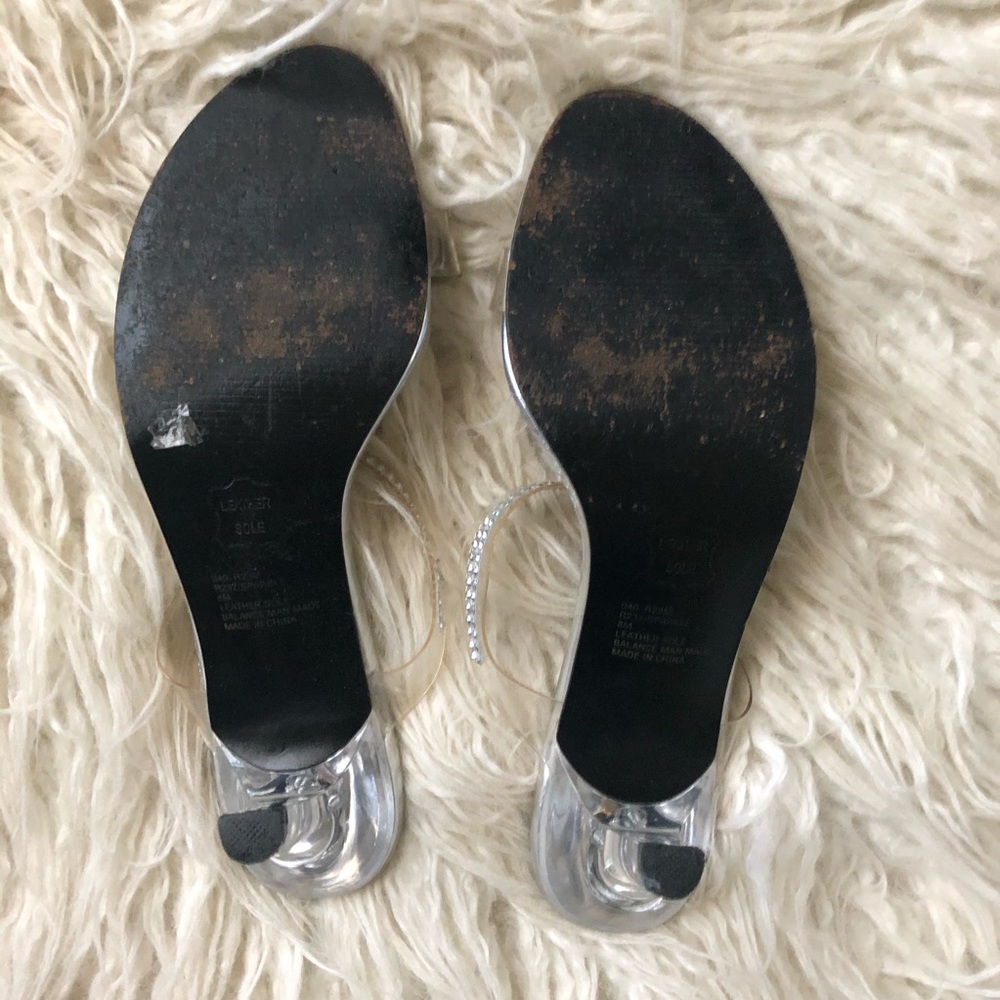 Rhinestone Slip On Heels - Picture 3 of 9